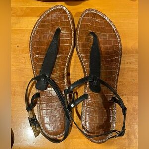Sam Edelman Women’s Gigi Thong Sandal Black 9.5